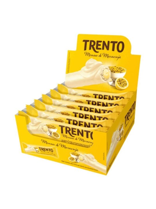 Trento Wafer Mousse De Maracuja 16X2Un 512Gr