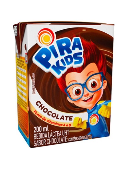 Achocolatado Pirakids Chocolate 200Ml Piracanjuba - Unidade