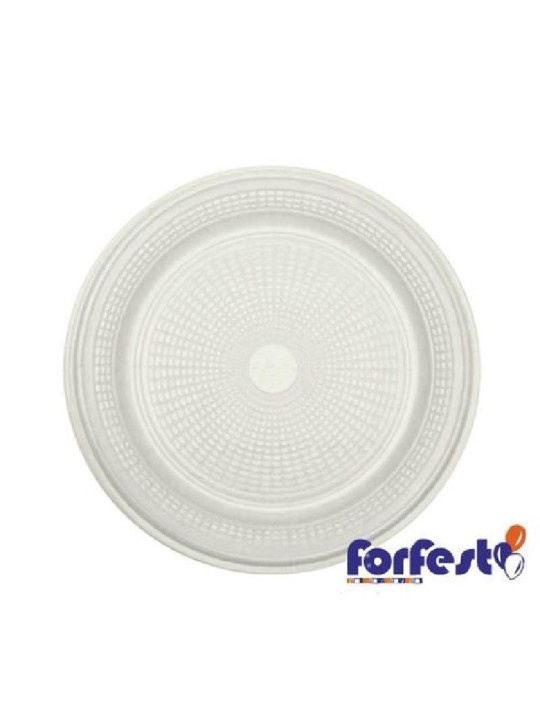 Prato Plast Branco 15 Cm Salgados-Bolo