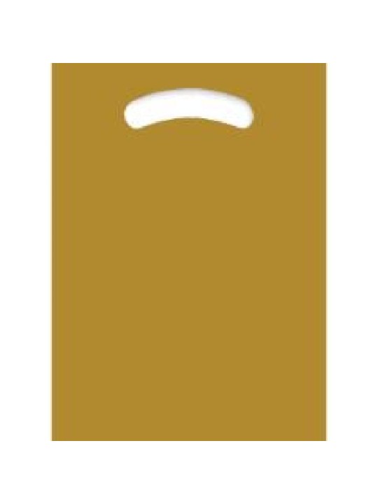 Sacola Plastica Alça Vazada Ouro 45X50X008 Orleplast - Pacote C/100 Un