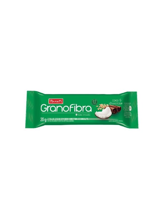 Barra Cereal Granofibra Coco/Chocolate 24X20Gr Granofibra - Display C/24