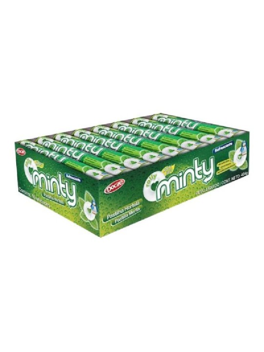 Pastilha Minty Tubo Hortela 16X29Gr 464Gr Docile - Display C/16