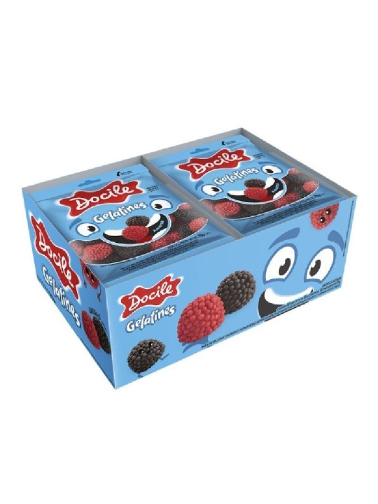 Gelatines Mini Amoras 12X15Gr Docile - Display C/12