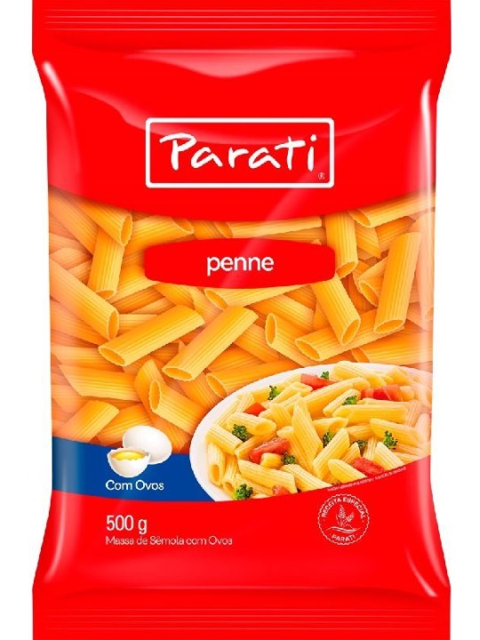 Macarrão C/Ovos Penne 500Gr Parati - Pacote