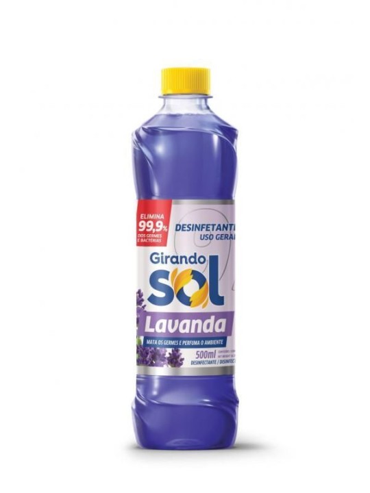 Desinfetante Lavanda 500Ml Girando Sol - Unidade