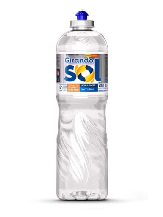 Detergente Louça Natural 500Ml Girando Sol - Unidade