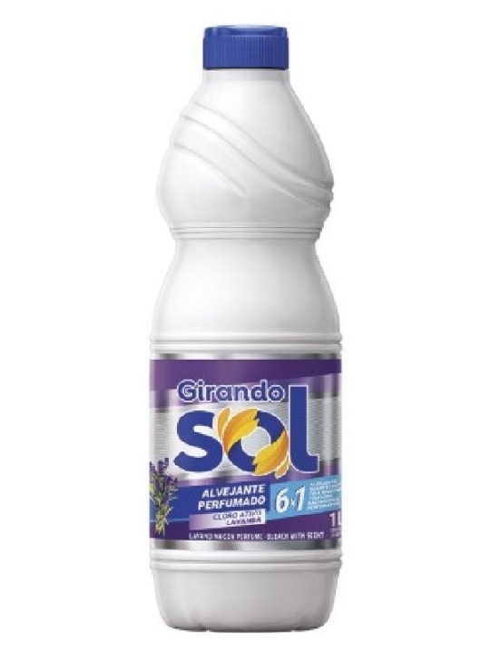 Alvejante Perfumado Lavanda 1Lt Girando Sol - Unidade