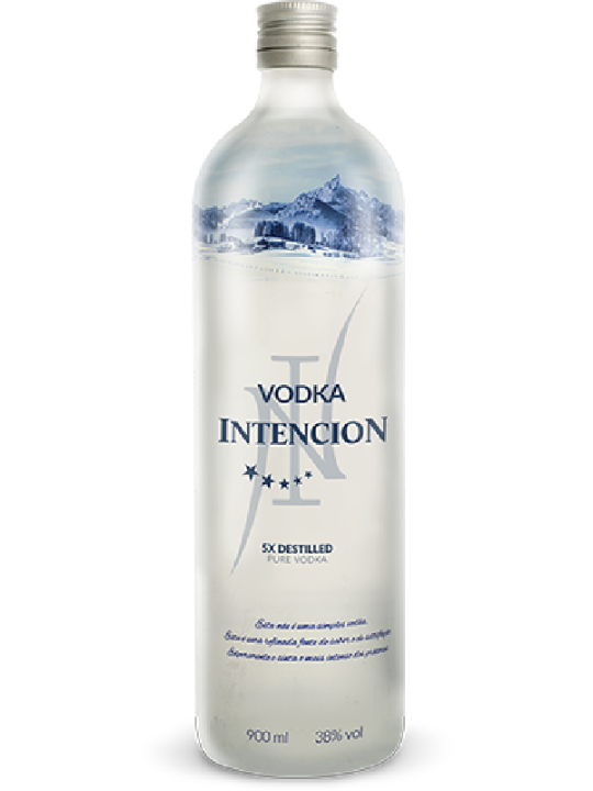 Vodka Intencion Vidro 900Ml - Unidade