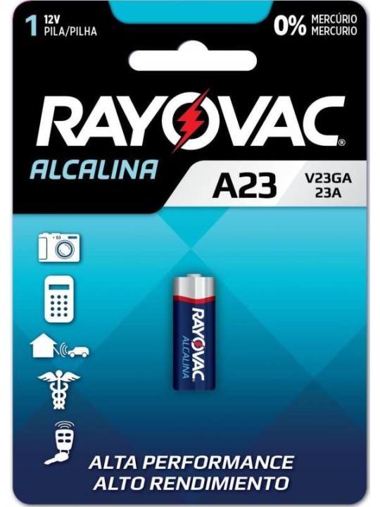 Pilha 12 Volts V23 Ga Rayovac - Unidade