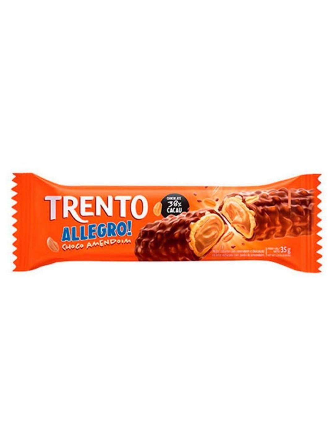 Trento Allegro Chocolate C/Amendoim 35Gr