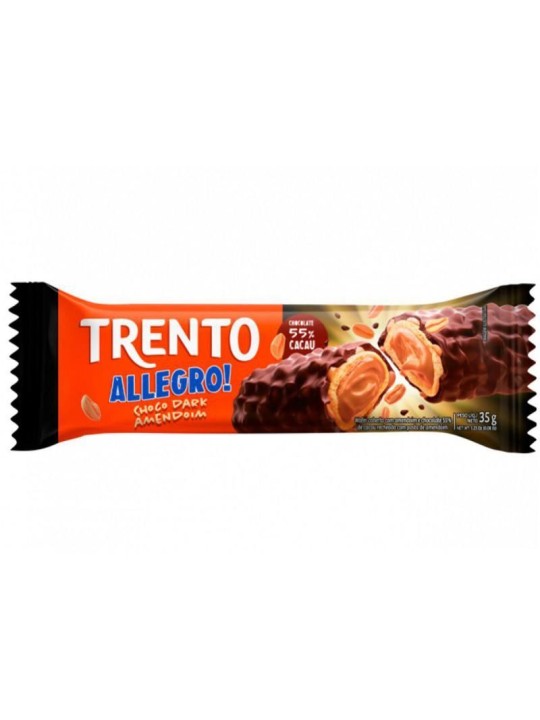 Trento Allegro Chocolate Dark C/Amendoim 26Gr