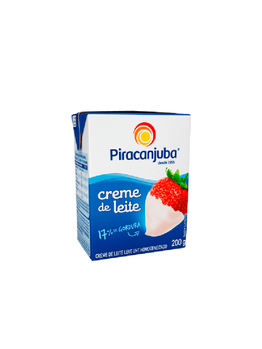 Creme Leite Piracanjuba Leve Uht 200Gr - Unidade