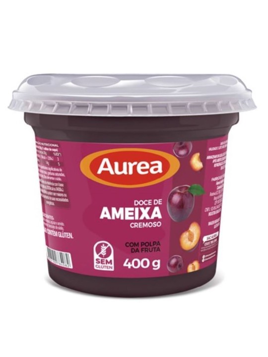 Doce De Ameixa Cremoso 350Gr Aurea - Unidade