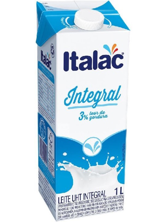 Leite Integral 1Lt - Unidade - Italac