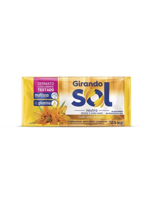 Sabao Barra Neutro Glicerinado 5X200Gr - Pacote C/5 Un