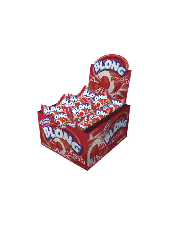 Chicle Blong Morango C/40 Peccin - Caixa