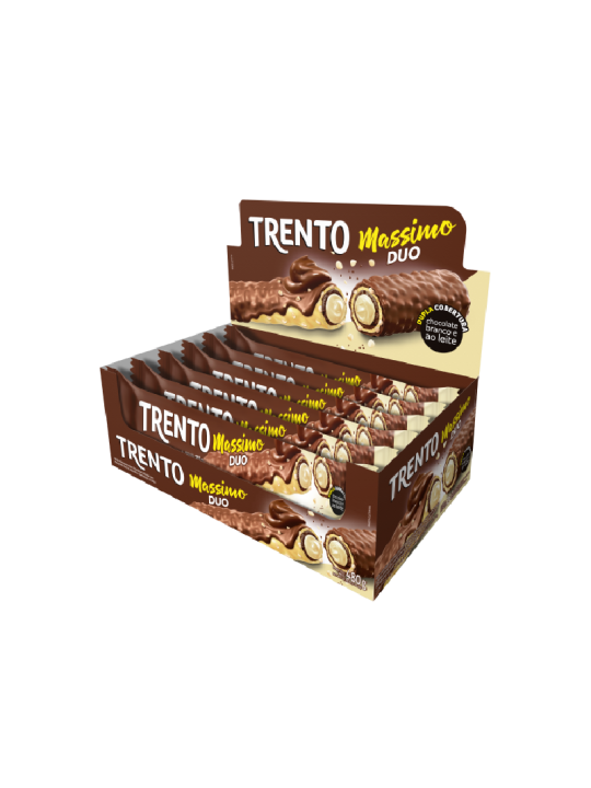 Trento Massimo Duo Choc Branco/Ao Leite 16X30Gr