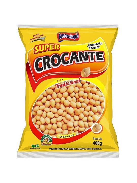 Amendoim Crocante Tradicional 400Gr Amendupa - Unidade