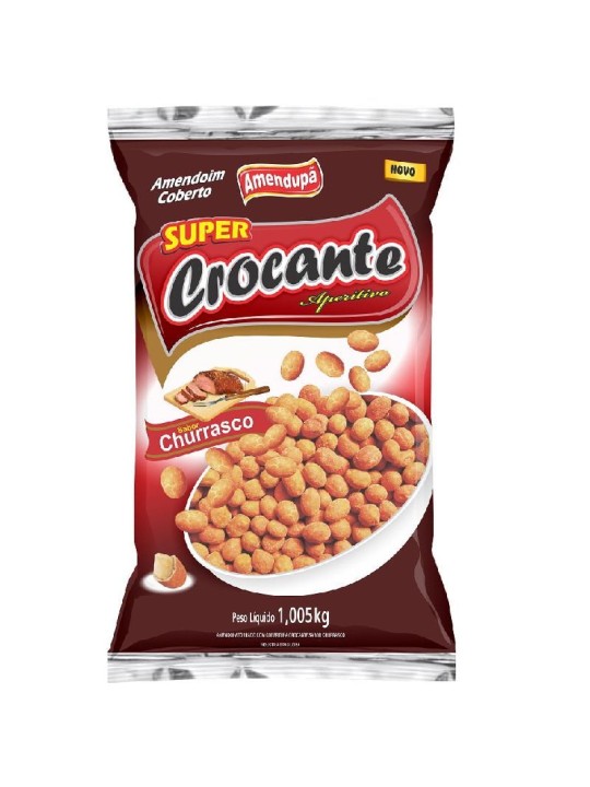 Amendoim Crocante Churrasco 400Gr Amendupa - Unidade