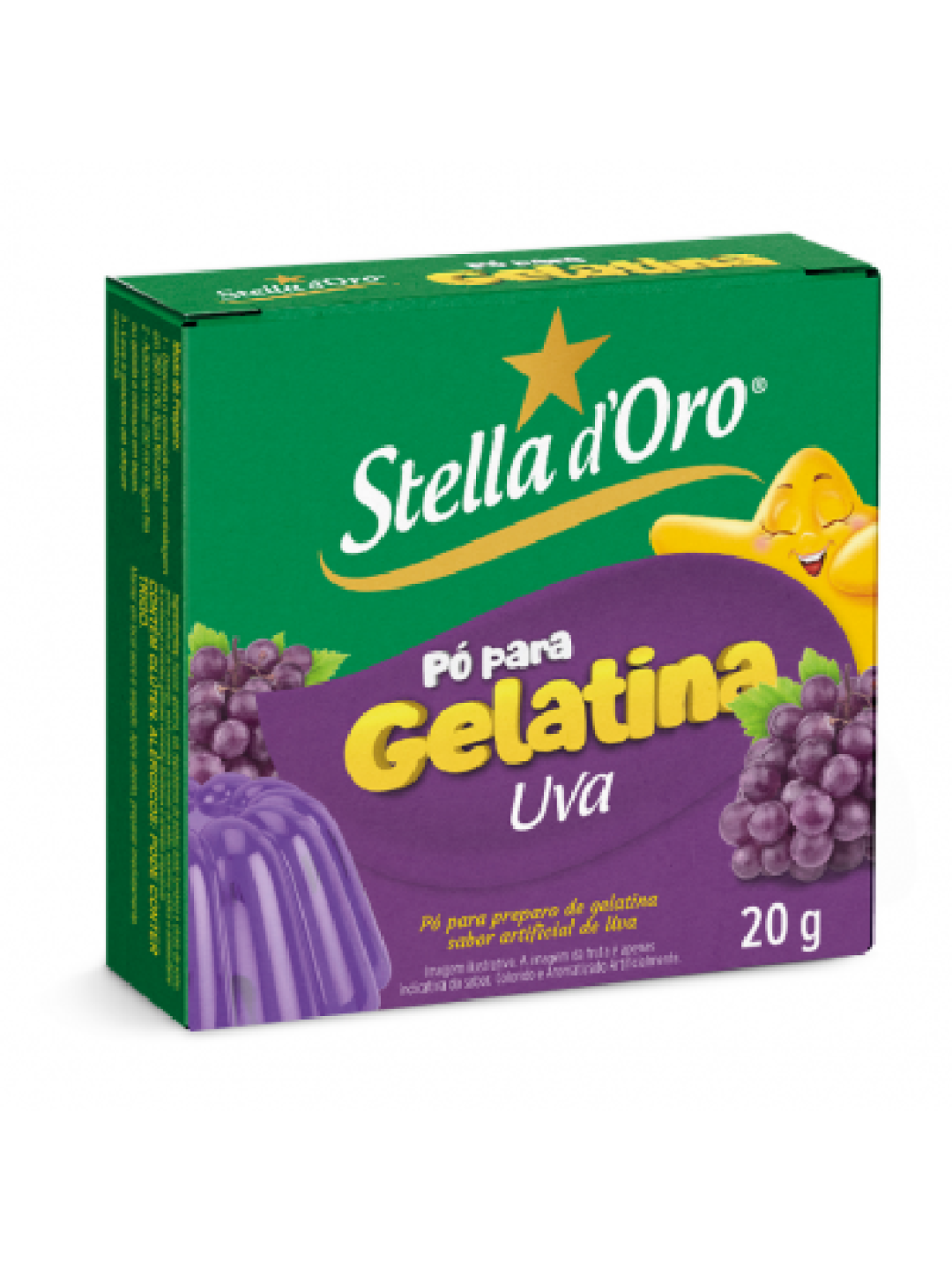 Gelatina Po Uva 36X20G Stella Doro