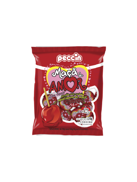 Pirulito Maça Do Amor 480G