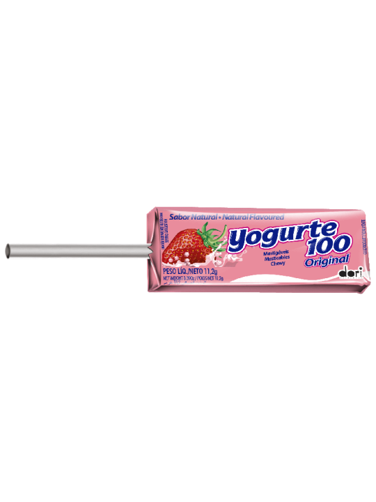 Pirulito Yogurte Mastigavel 11,2Gr Dori - Unidade