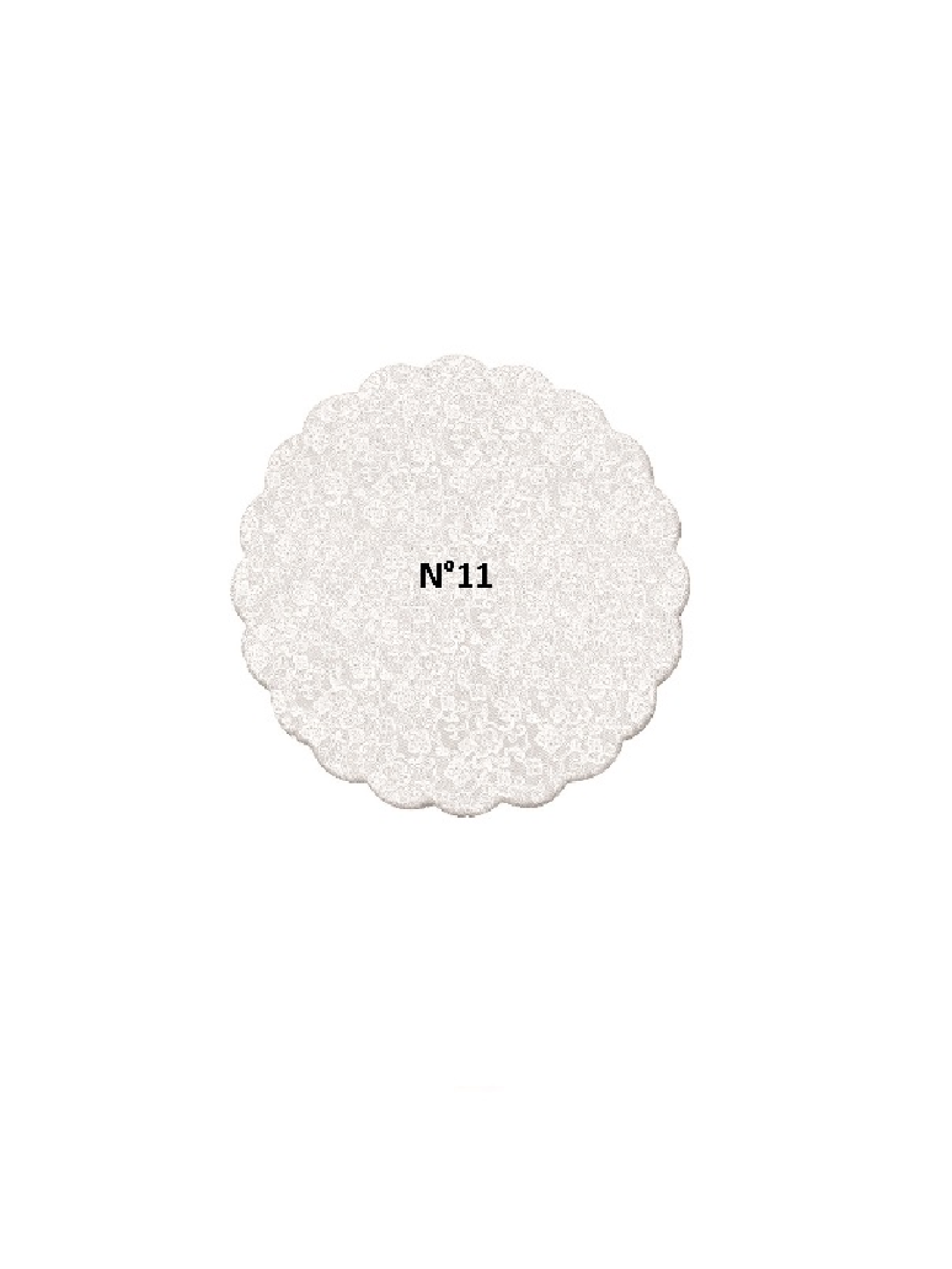 Fundo Rendado Pp N11 P/Docinho Incor - Pacote C/100 Un Fundo Rendado Pp N11 P/Docinho Incor - Pacote C/100 Un