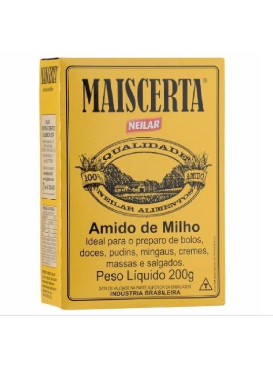 Amido De Milho Maiscerta Cx 200Gr - Neliar