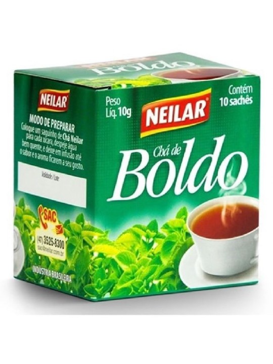 Cha Boldo C/10 Saches - Neilar