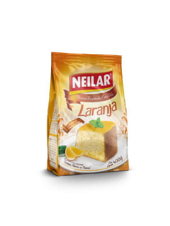 Mistura P/ Bolo 400Gr Laranja - Neilar