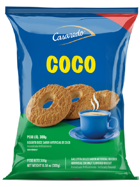 Biscoito Rosca Coco Casaredo 300Gr