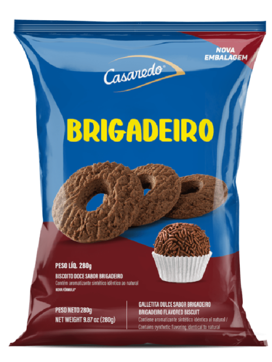 Biscoito Rosca Brigadeiro Casaredo 280Gr