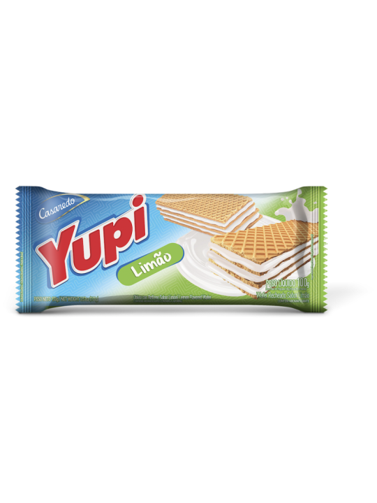 Biscoito Wafer Limao Yupi 100Gr