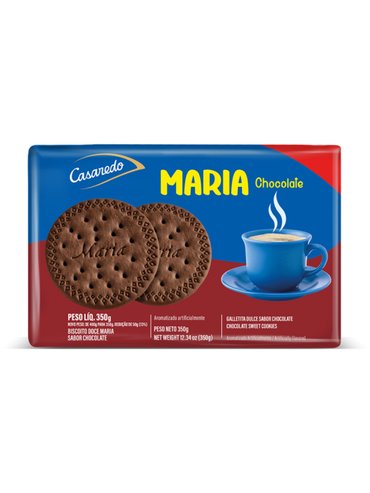 Biscoito Maria Chocolate 350Gr - Casaredo