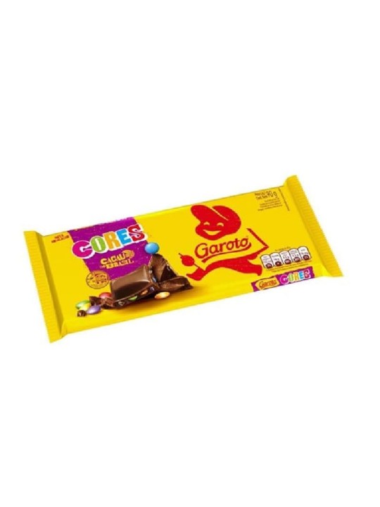 Barra Chocolate Cores 80Gr - Garoto