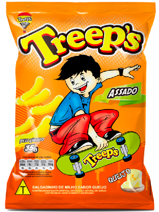 Salgado Treeps Queijo 35Gr - Treeps - Unidade