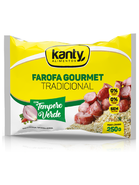 Farofa Gourmet Tradicional 250Gr -  Kanty