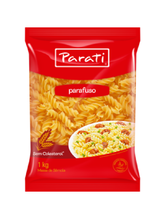 Macarrao Semola Parafuso Parati 400Gr - Pacote