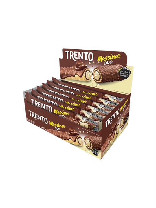 Trento Wafer Massimo Duo 375Gr 15Unx25G - Peccin