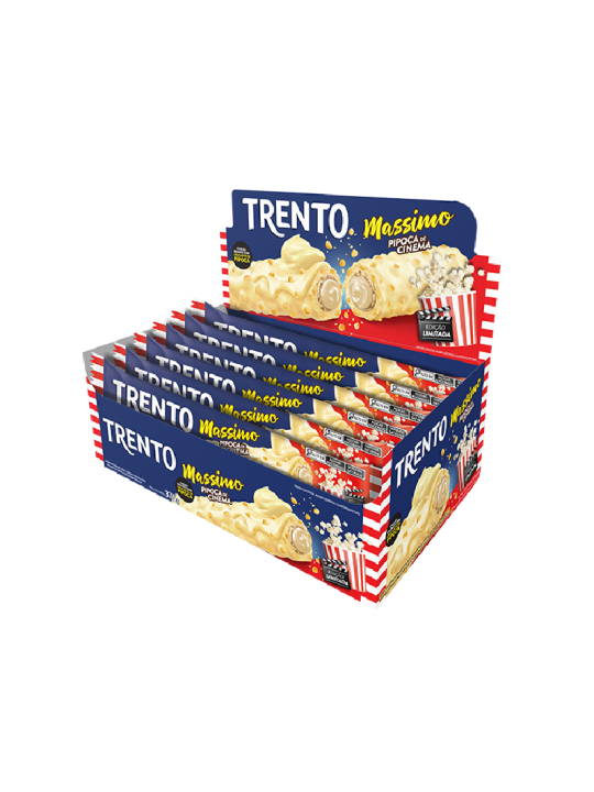 Trento Wafer Massimo Pipoca De Cinema 375Gr 15Unx25G - Peccin