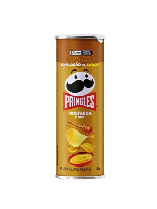 Batata Pringles Mega Mostarda E Mel 158Gr - Unidade-Kelloggs