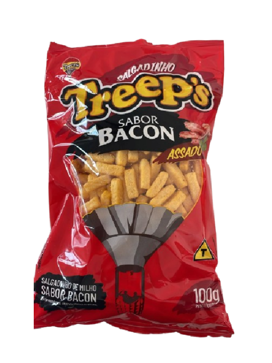 Salgadinho Bacon 100Gr - Unidade - Treeps