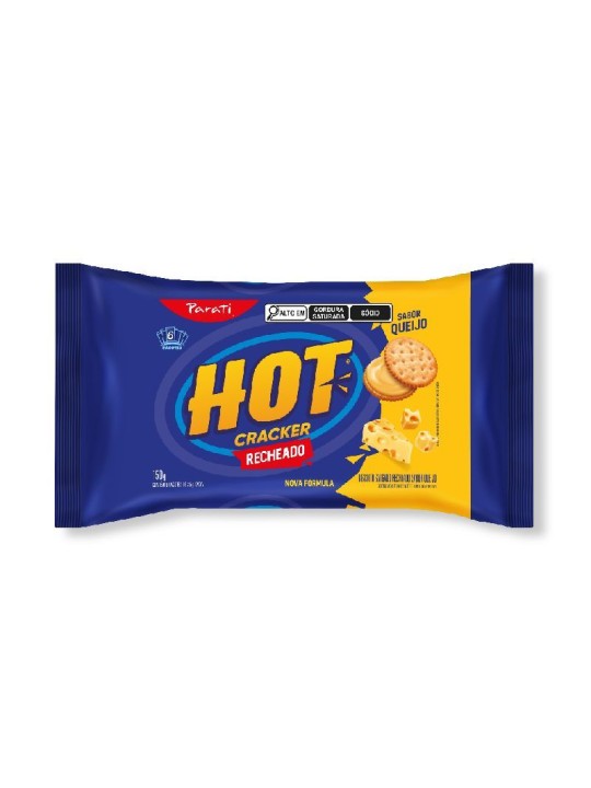 Biscoito Rech Hot Cracker Queijo 18X4X100Gr