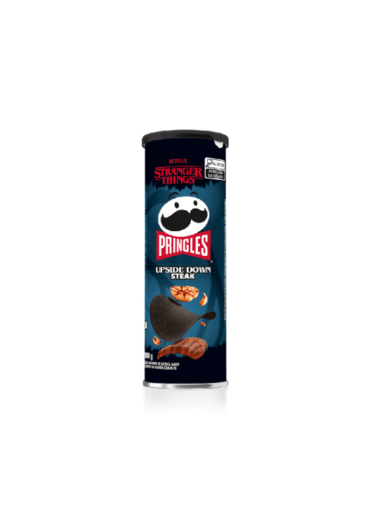 Batata Pringles Netflix Upside Steak 100Gr Kelloggs - Unidade