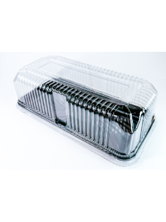 Embalagem Cristal Bp-65 Pr Retangular Torta Pequena 347X180X110Mm Bipack - Unidade