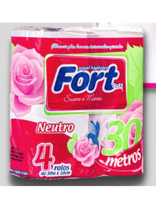 Papel Higienico Fort 16X4 30M - Pacote - Lider Papel Higienico Fort 16X4 30M - Pacote - Lider