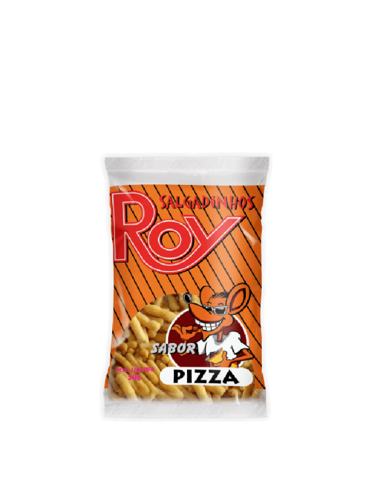 Salgadinho Roy De Trigo Pizza 50Gr - Pacote Salgadinho Roy De Trigo Pizza 50Gr - Pacote