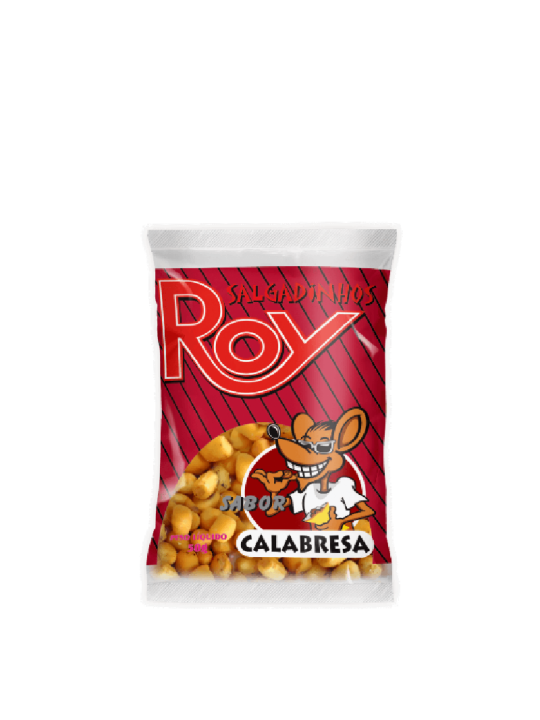 Salgadinho Roy De Trigo Calabresa 50Gr - Pacote