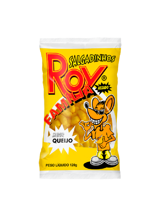 Salgadinho Familia Queijo 120Gr Roy - Pacote