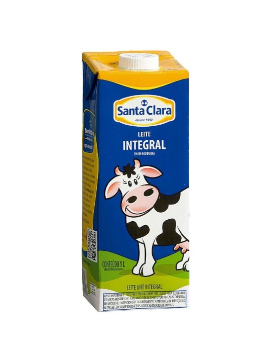 Leite Integral 1 Lt Santa Clara - Unidade